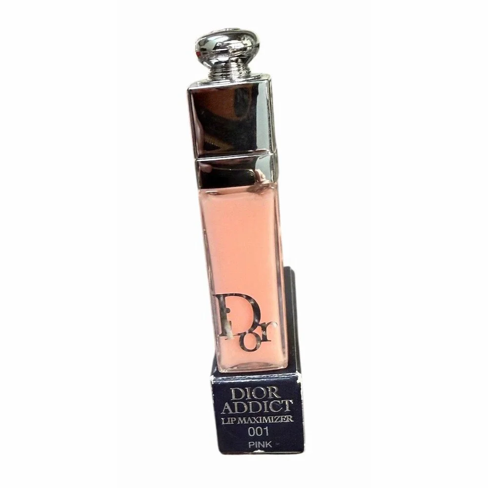 Dior Addict Lip Maximizer Lip Gloss 001 Pink Plumping Mini 2ml Boxed